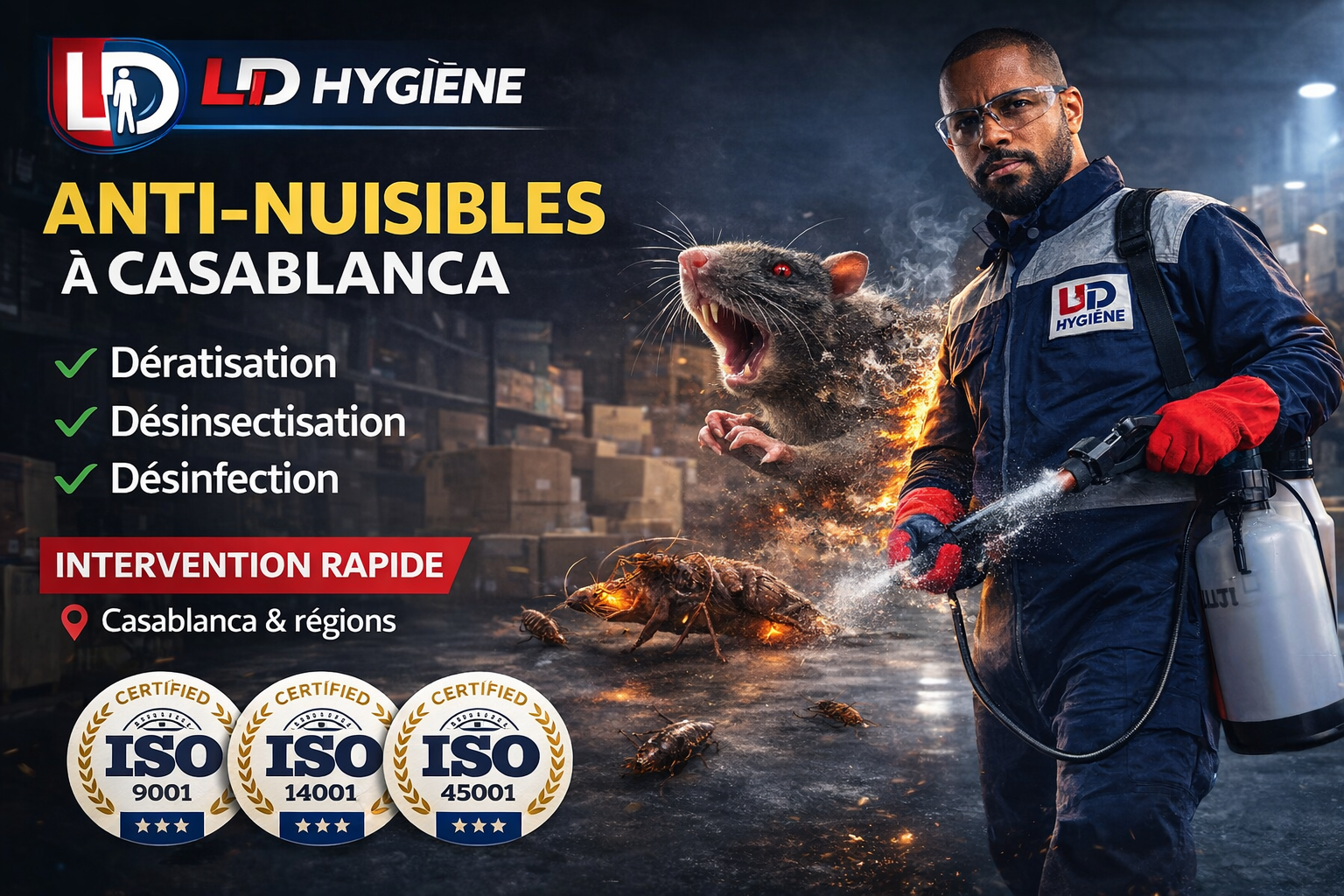 societe deratisation casablanca traitement rats